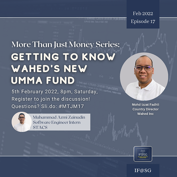 MTJM 17 Getting To Know Waheds UMMA Fund