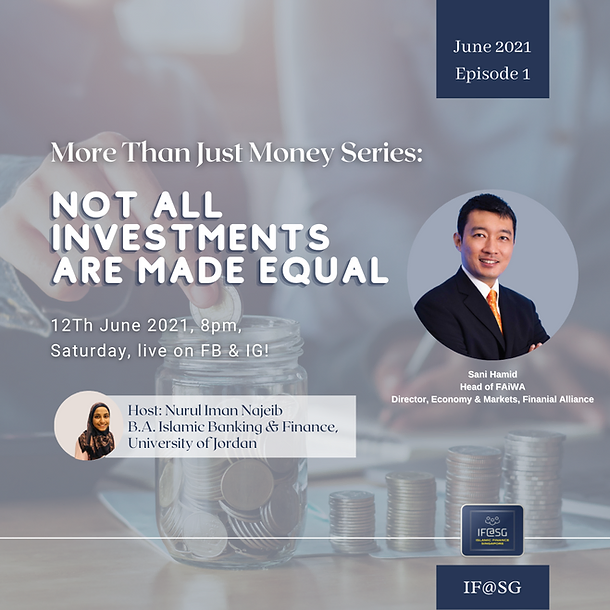 MTJM E1 Not All Investments Are Made Equal with Mr Sani Hamid