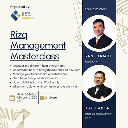 Rizq Management Masterclass