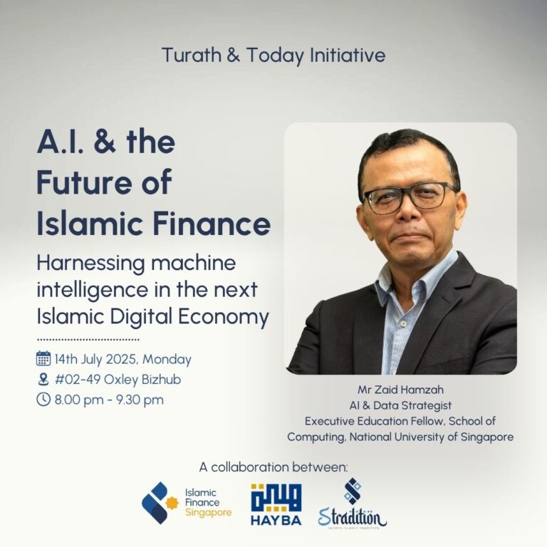 #AI has fundamentally reshaped the global environment and transformed economies, industries and societies. Beyond #LargeLanguageModels which became mainstream since 2022 in the form of #ChatGPT and many other general purpose AI assistants, 2025 has been described as the year of AI agents. #AgenticAI which are capable of making independent decision and talk to with other AI agents are slowly permeating digital processes and interactions across industries. But what about #Islamicfinance? Join Encik Zaid Hamzah as he looks into the future of Islamic finance where custom #AImodels, #AIagents, cognitive analytics and decision intelligence are reshaping the future of the Islamic Digital Economy This class will uncover: 1. The role of AI and #MachineLearning as tools, processes and platforms in reshaping the practice of Islamic finance. 2. How custom AI models, AI agents, inference use and decision intelligence frameworks are changing the operating models of Islamic finance transactions. 3. What societal implications are there when AI agents and machine intelligence increasingly dominate the Islamic finance landscape 4. How Muslim Islamic finance innovators can make sense of the constantly changing technology environment to create new value and manage Shariah compliance in the emerging Islamic digital or AI economy Register now here and be ready for the AI future for Islamic finance : https://ifsg.formaloo.me/ainif